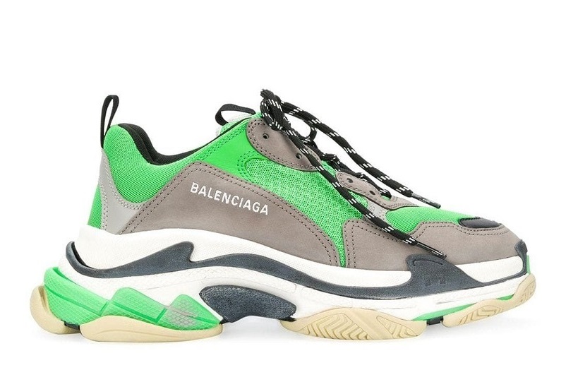 balenciaga triple s verte